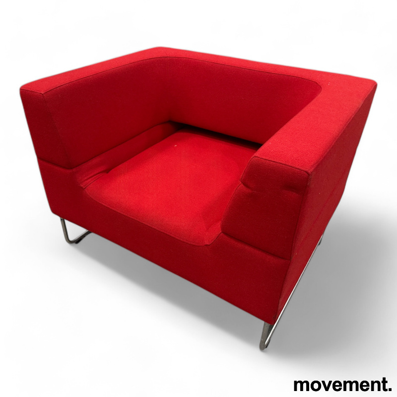 Hal 101 ,100cm Rødt stoff, Pent - 2 / 2