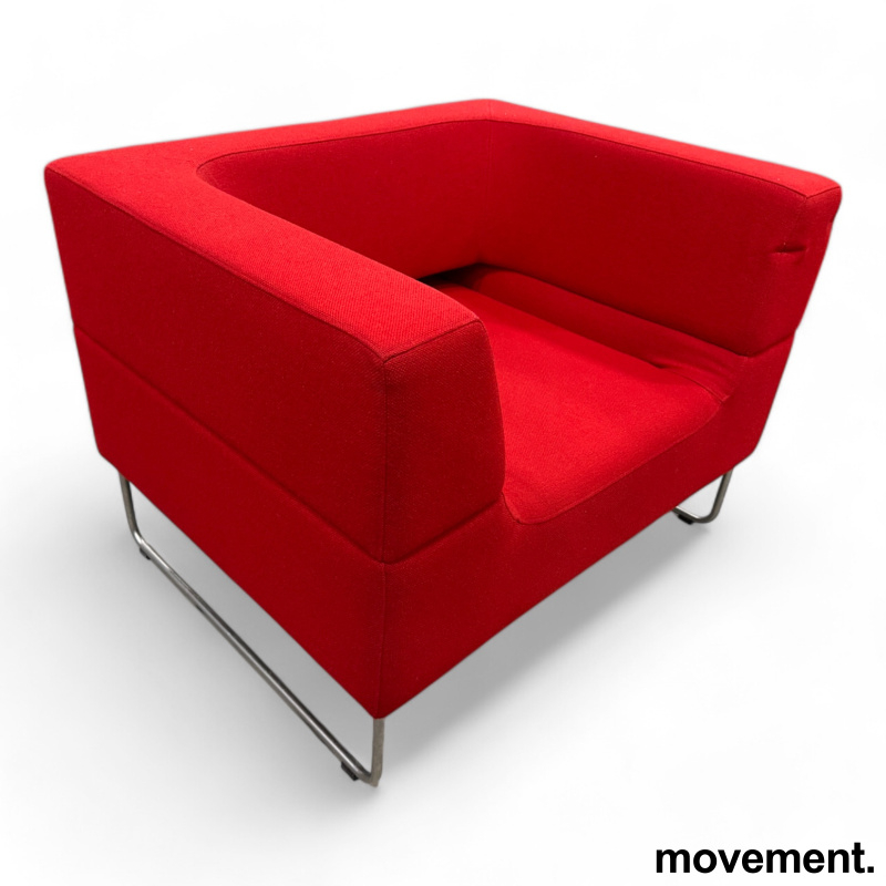 Hal 101 ,100cm Rødt stoff, Pent