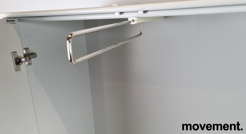 Wardrobe 70x138,5cm, 38cm dybde Lys - 6 / 7