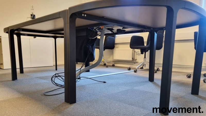 Bekant møtebord 280x140cm Grålasert