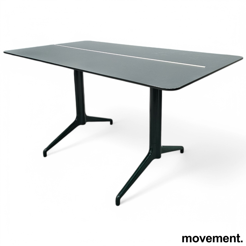 Kvart Møtebord 140x80cm Grønn