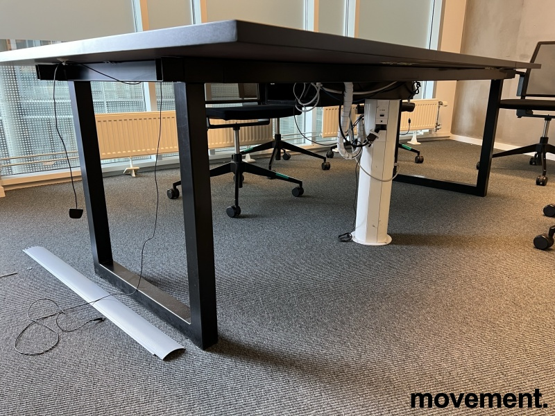 Lux møtebord 240x140/90cm Hvit - 2 / 3