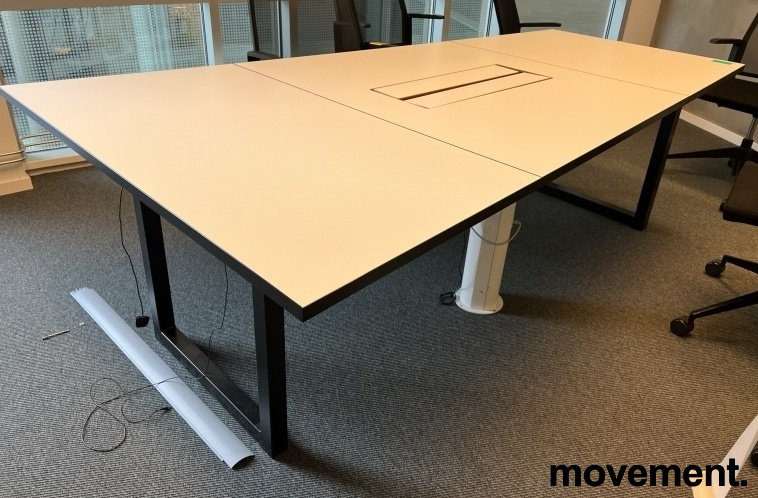 Lux møtebord 240x140/90cm Hvit - 1 / 3