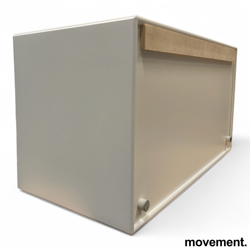 Reol 70x36cm, 30cm dybde Hvit, Pent - 3 / 4