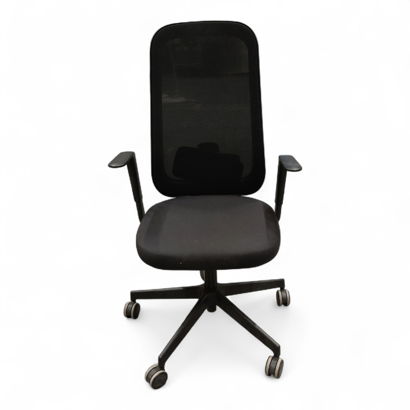 Skate, mesh rygg og armlene Sort