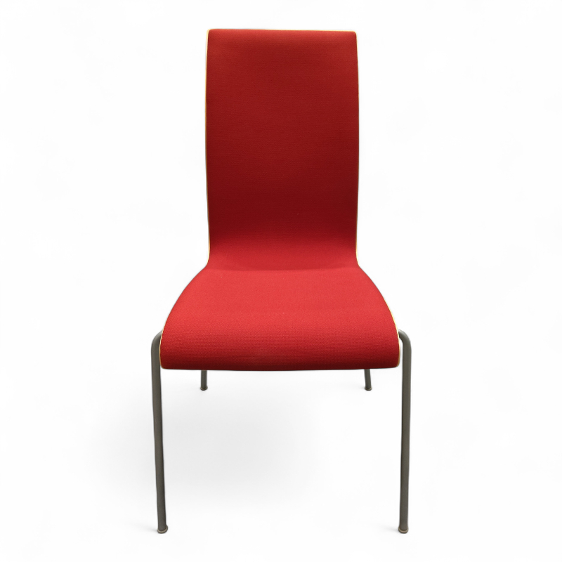 Bella forsidepolstret Rødt stoff