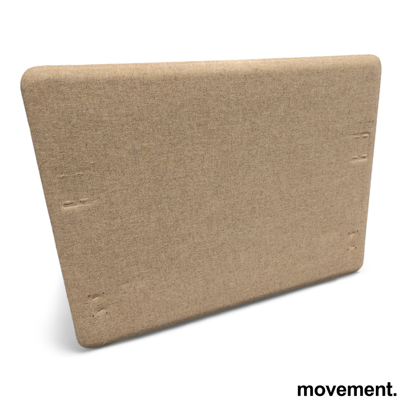 Stk. 81 Vibe light 84x65cm Mørk beige stoff, Pent brukt Kinnarps -15% 1.