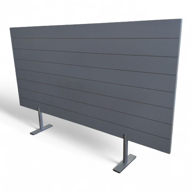 Skjermvegg 200x125cm Grå, Brukt