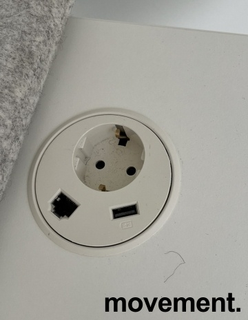 Izi Pro 140x80cm Hvit laminat,