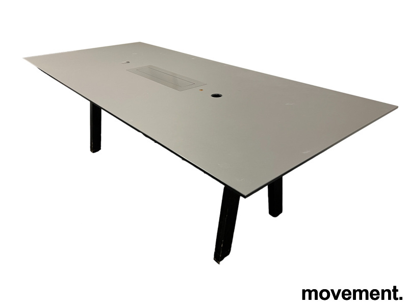 Factor møtebord 225x100cm Sort - 1 / 2