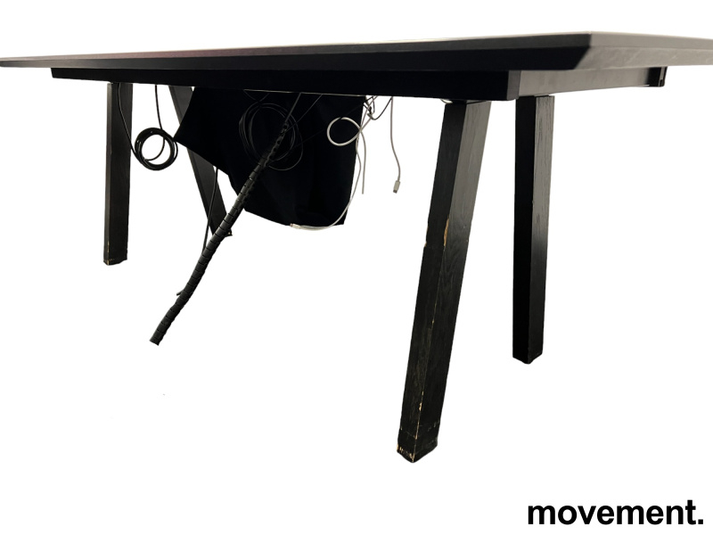 Factor møtebord 225x100cm Sort