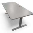 Hevsenk 160x80cm Lys grå laminat, - 4 / 4