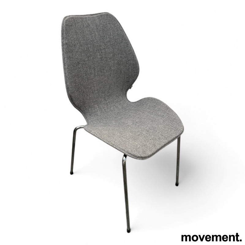 City med cover, 4 ben Grått stoff - 1 / 2