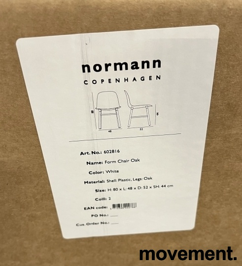 Form Chair Oak Hvit, Ubrukt - 4 / 4