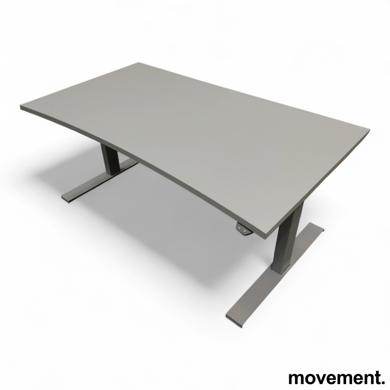 140x80 hevsenk Lys grå laminat, - 3 / 4