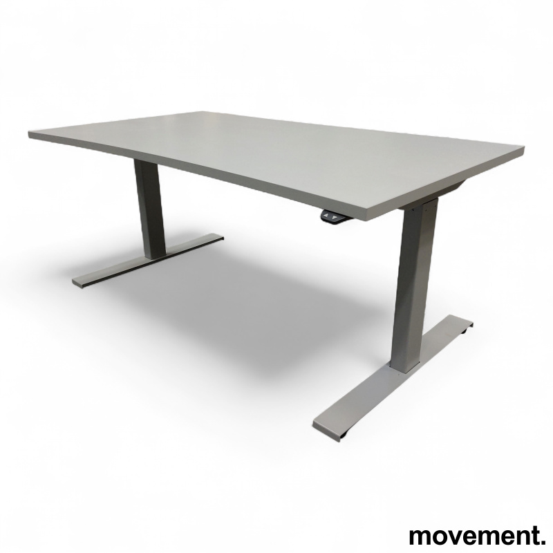 140x80 hevsenk Lys grå laminat, - 1 / 4