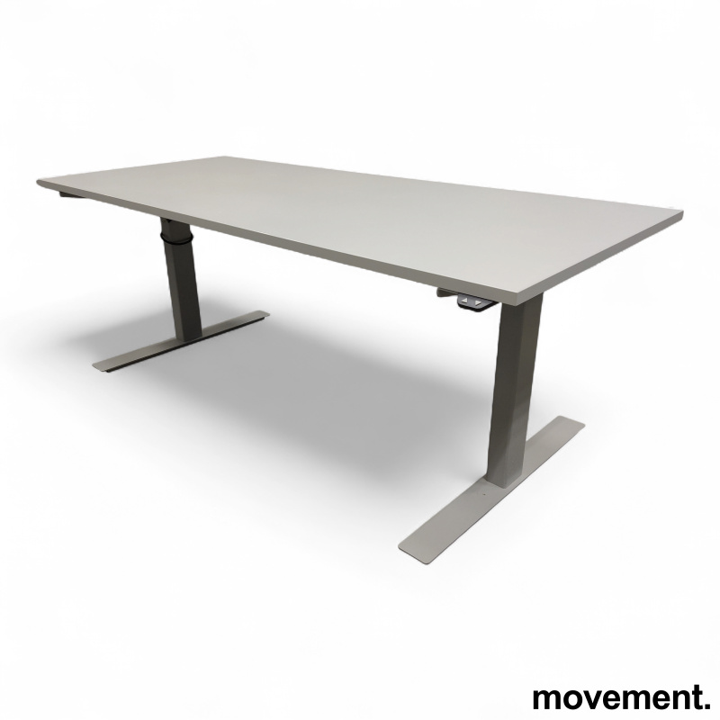 Hevsenk 160x70cm Lys grå laminat, - 3 / 5