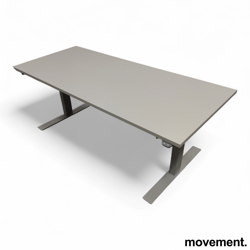 Hevsenk 160x70cm Lys grå laminat, - 2 / 5