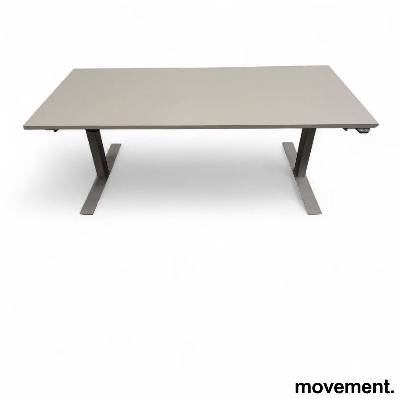 Hevsenk 160x70cm Lys grå laminat, - 1 / 5