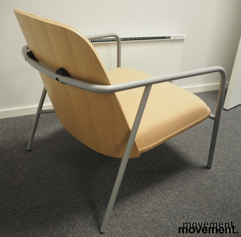 Pad lounge Ferskenfarget stoff, - 2 / 3