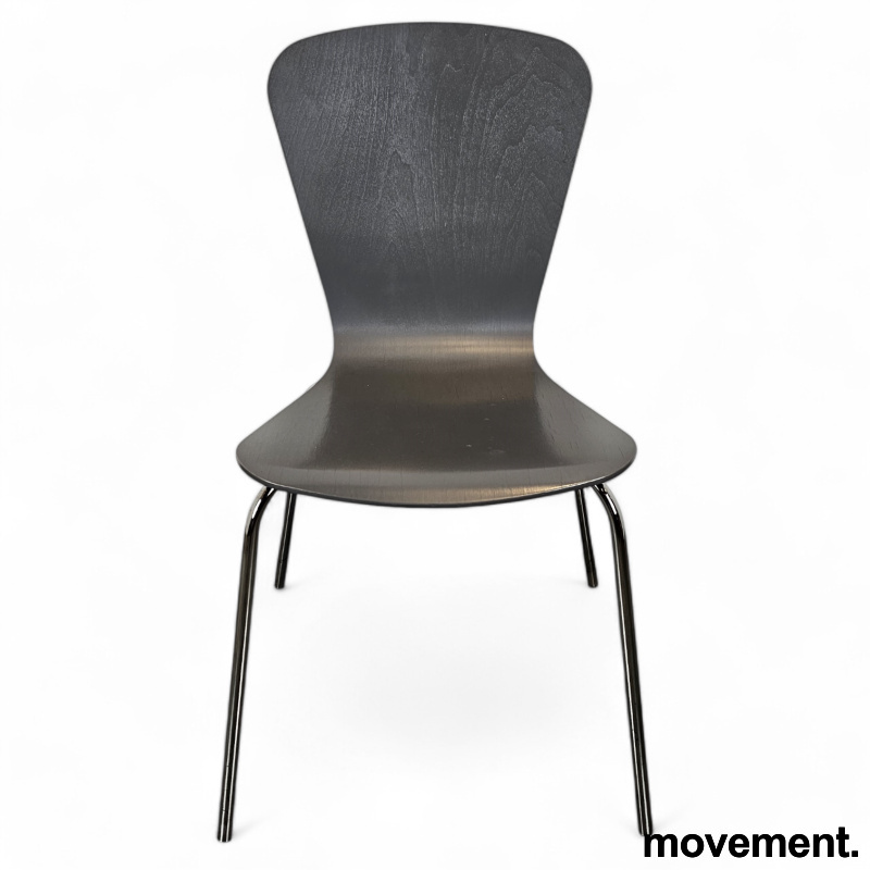 Milla Grå, ben i krom, Pent brukt - 2 / 3