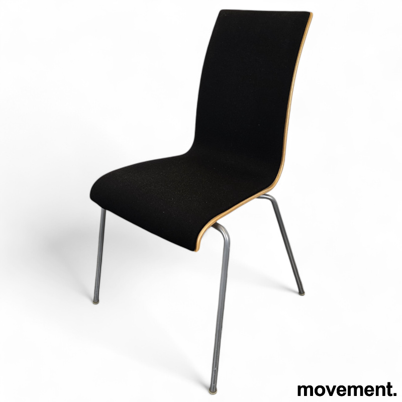 Bella forsidepolstret Sort stoff - 1 / 3