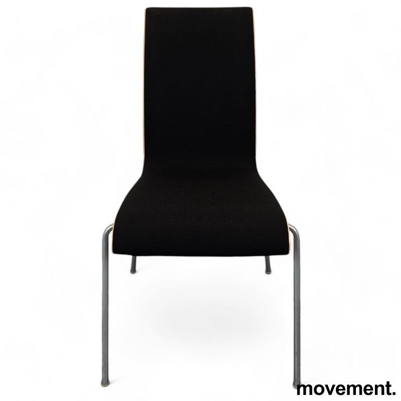 Bella forsidepolstret Sort stoff