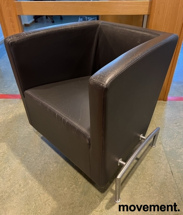 Cox Club Mørkt brunt skinn, Pent - 1 / 2