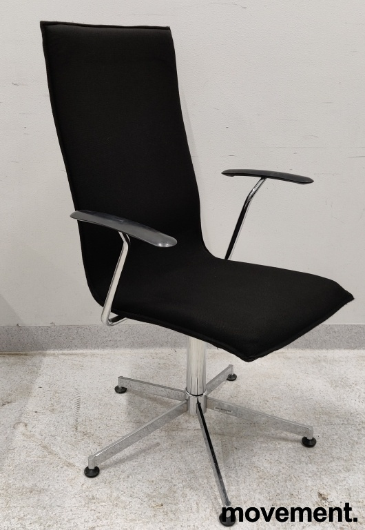 Inferno med høy rygg Sort stoff, - 3 / 6