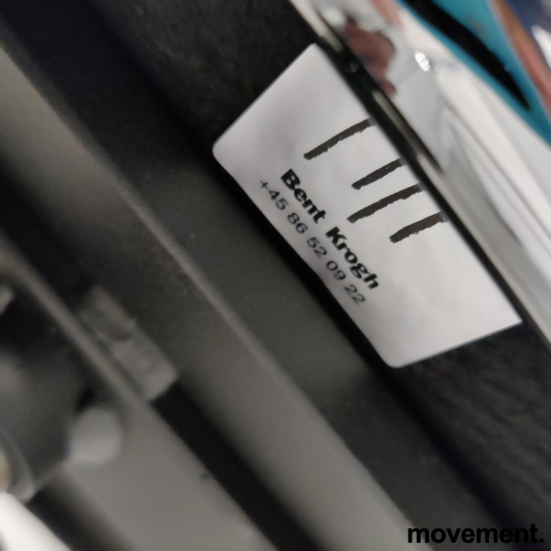 Inferno med høy rygg Sort stoff, - 5 / 6