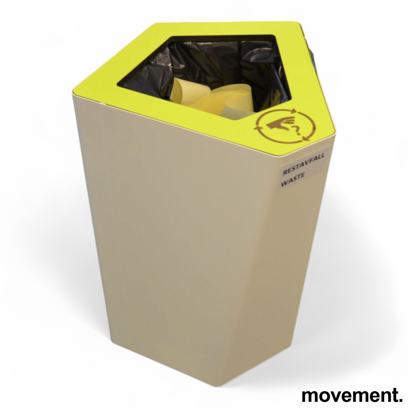 Kite Hvit, limegrønt lokk, fraksjon - 1 / 2