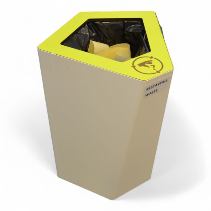 Kite Hvit, limegrønt lokk, fraksjon