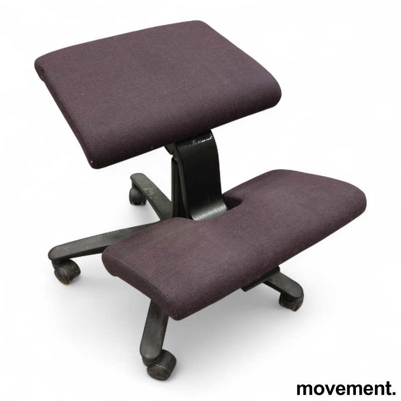 Wing Balans Mørkt lilla stoff, sort - 1 / 2