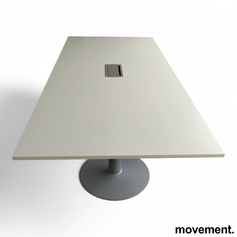 Møtebord 265x120cm Hvit laminat, - 3 / 3