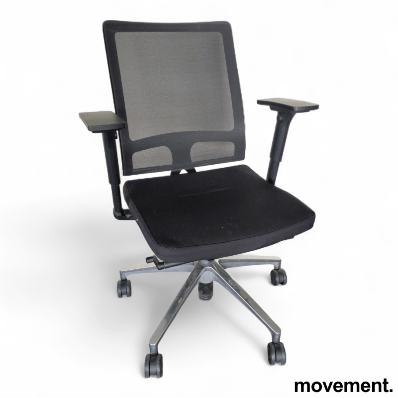 Open Mind 100, armlene Sort mesh, - 1 / 2