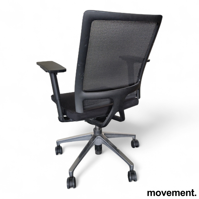 Open Mind 100, armlene Sort mesh, - 2 / 2