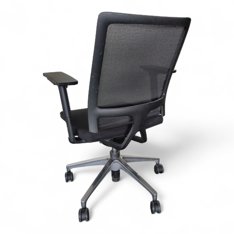 Open Mind 100, armlene Sort mesh,