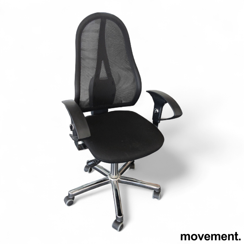 Open Point SY med armlener Sort - 1 / 2