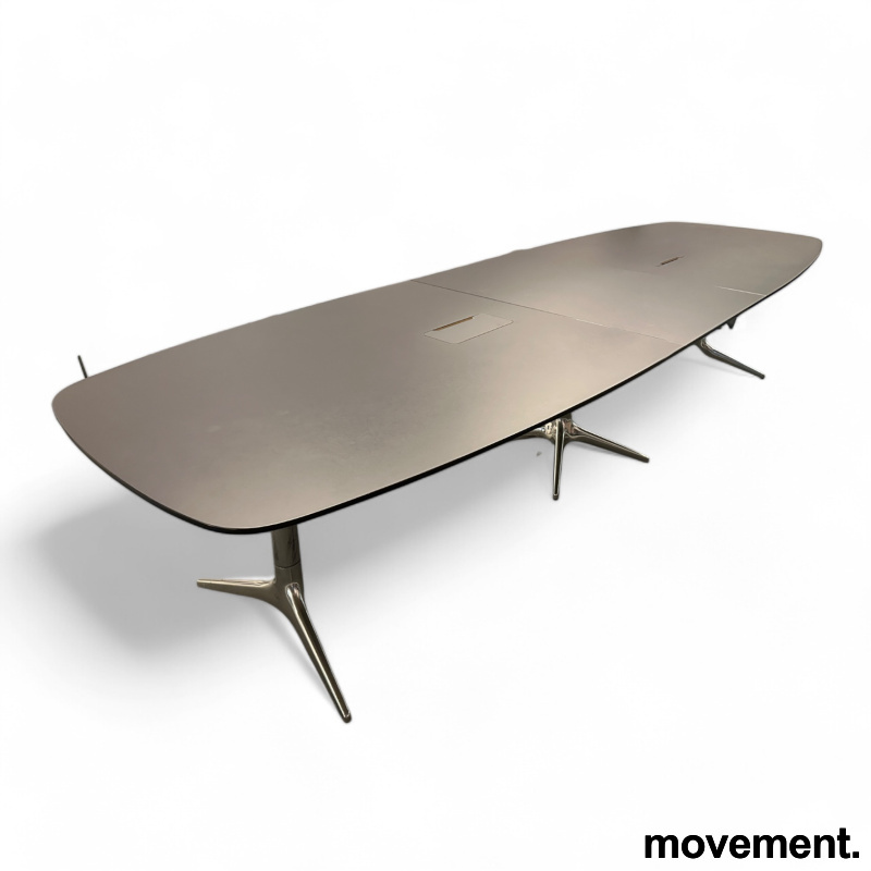 Hidetech møtebord 350x110cm Mørk - 1 / 3