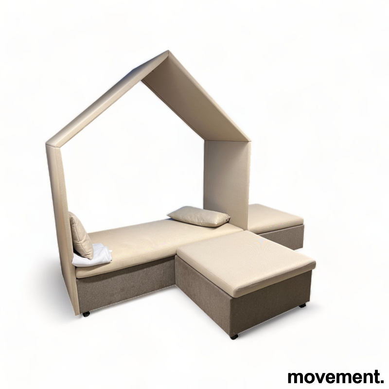 Half a Hut Lounge lys Beige (Fidivi - 1 / 3