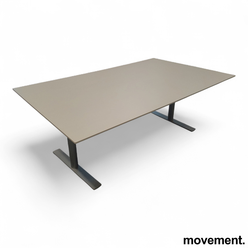 Møtebord 200x120cm Hvit laminat, - 3 / 4