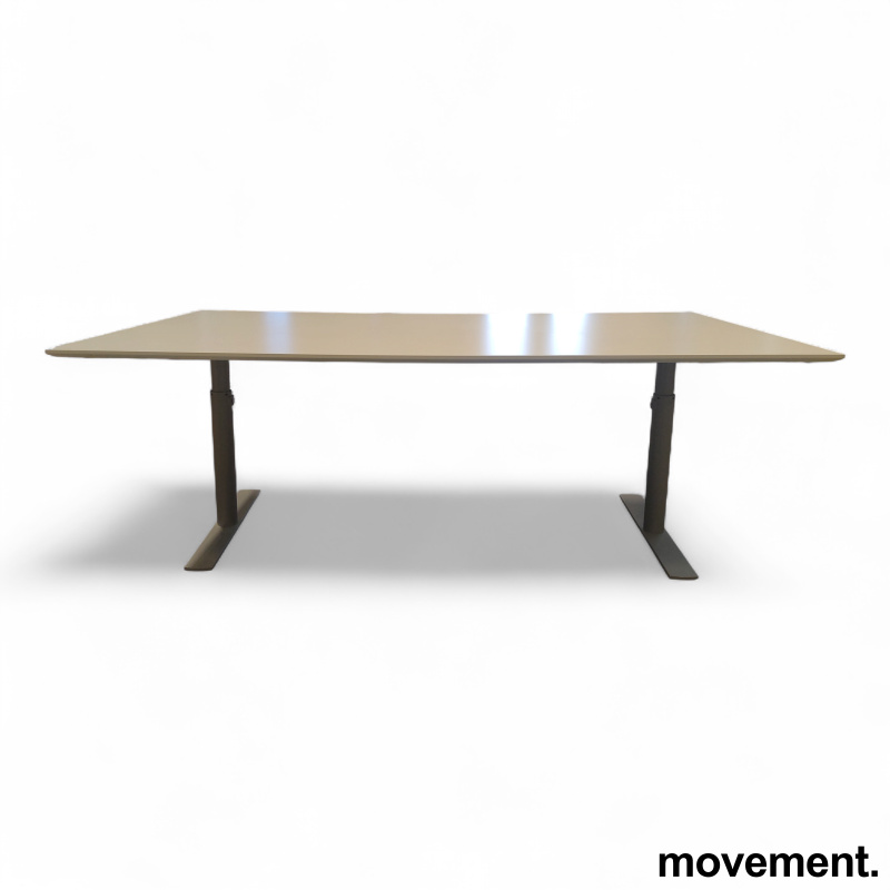 Møtebord 200x120cm Hvit laminat, - 2 / 4