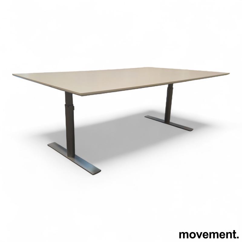 Møtebord 200x120cm Hvit laminat, - 4 / 4