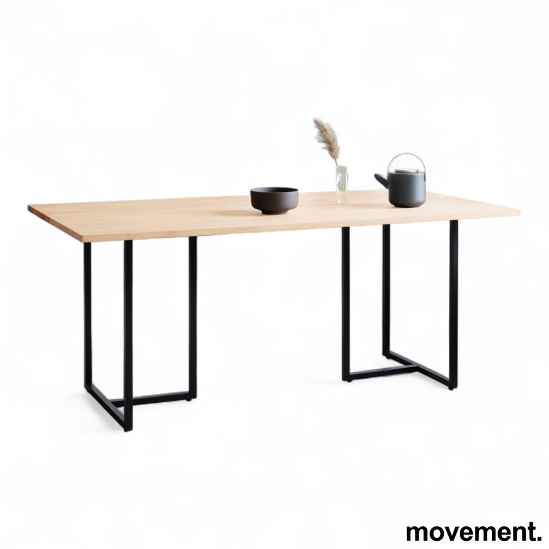 T-bordet 220x90cm Oljet eik, ben i - 2 / 2