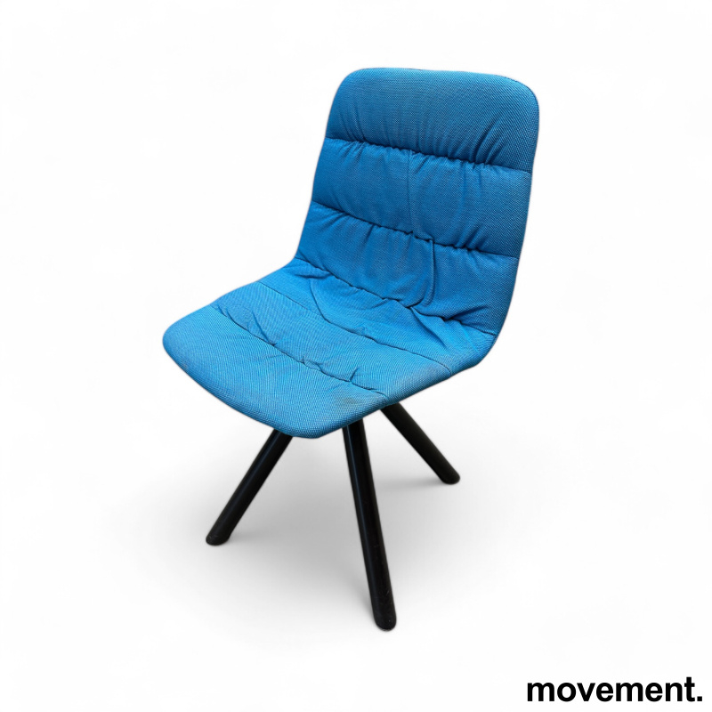 Maarten Wooden swivel base Turkis