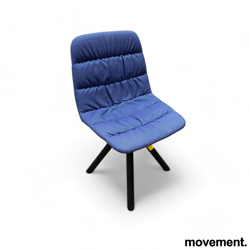 Maarten Wooden swivel base Blått - 1 / 2