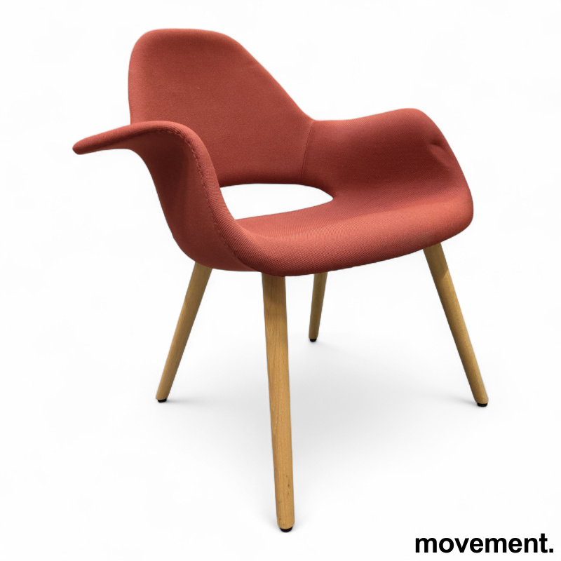 Organic Chair Lys rødt stoff( - 1 / 3