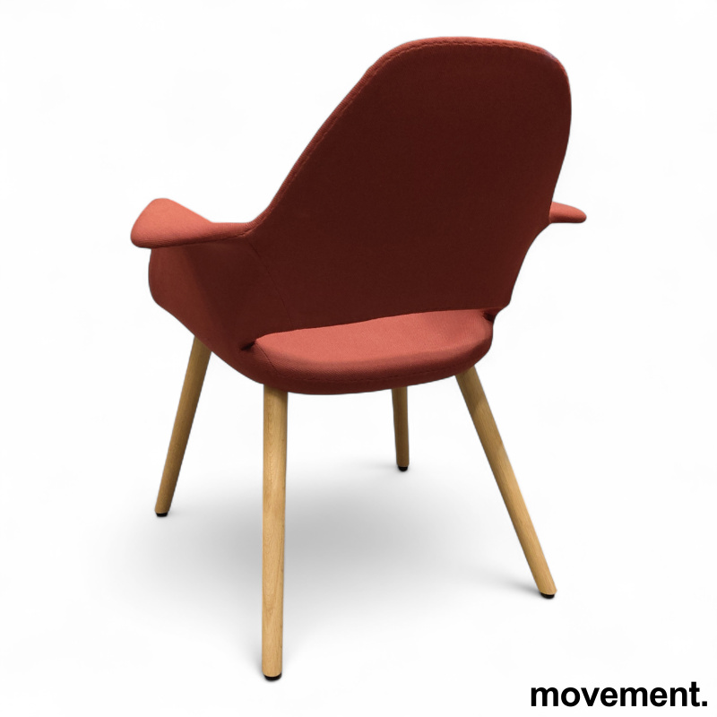 Organic Chair Lys rødt stoff( - 3 / 3