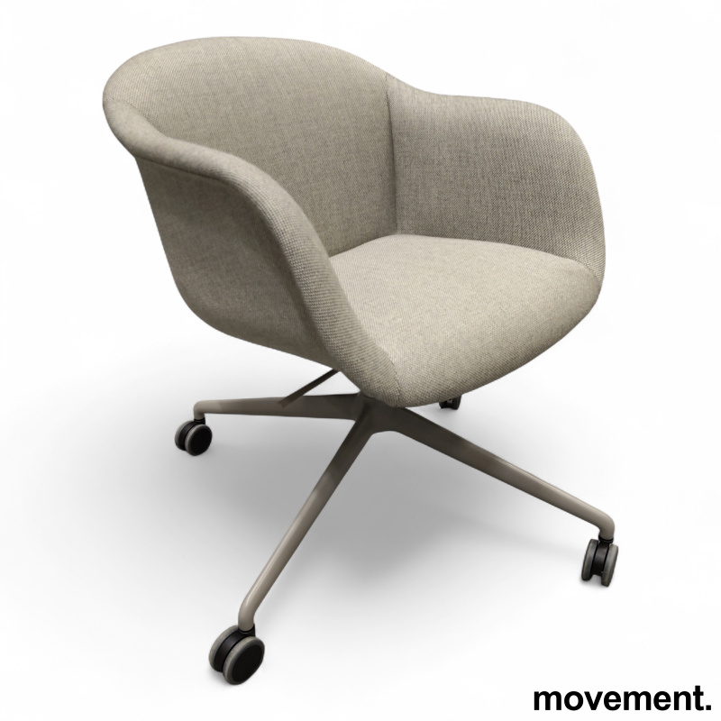 Fiber soft Armchair Swivel Base w. - 3 / 5