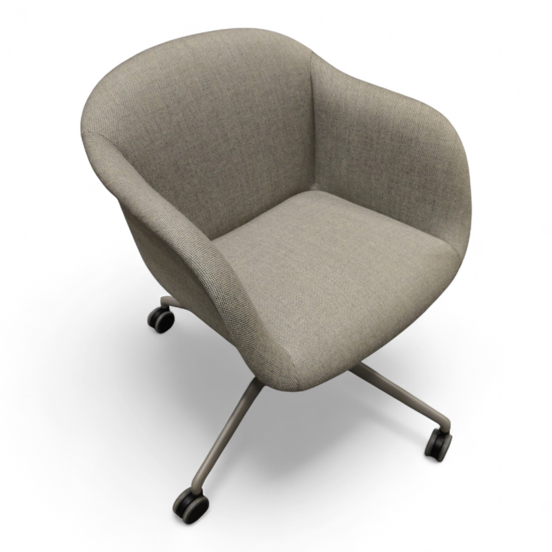 Fiber soft Armchair Swivel Base w.